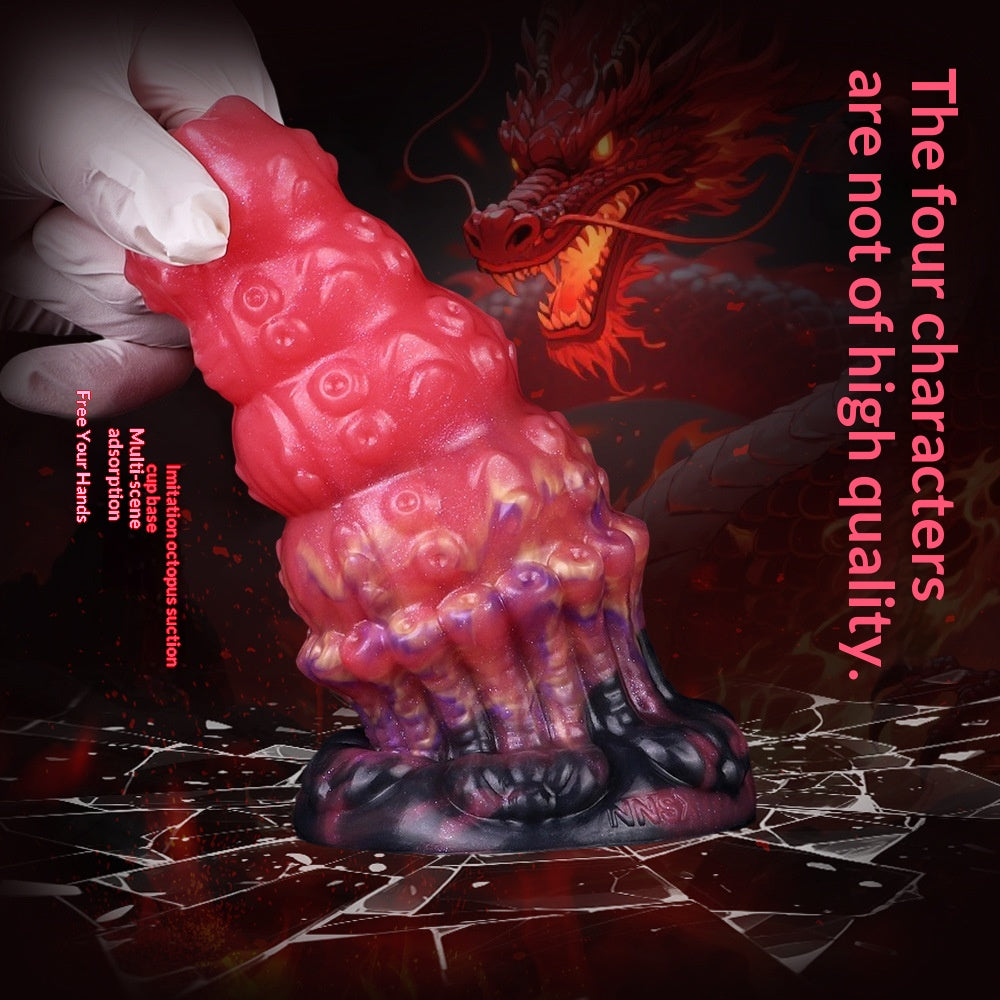 Liquid Silicone Soft Anal Plug With Bumps For Vaginal And Anal Development Products