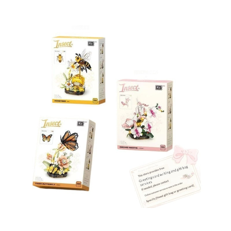 Cute Insect Puzzle Building Blocks, Hot-Selling Adorable Decor Piece