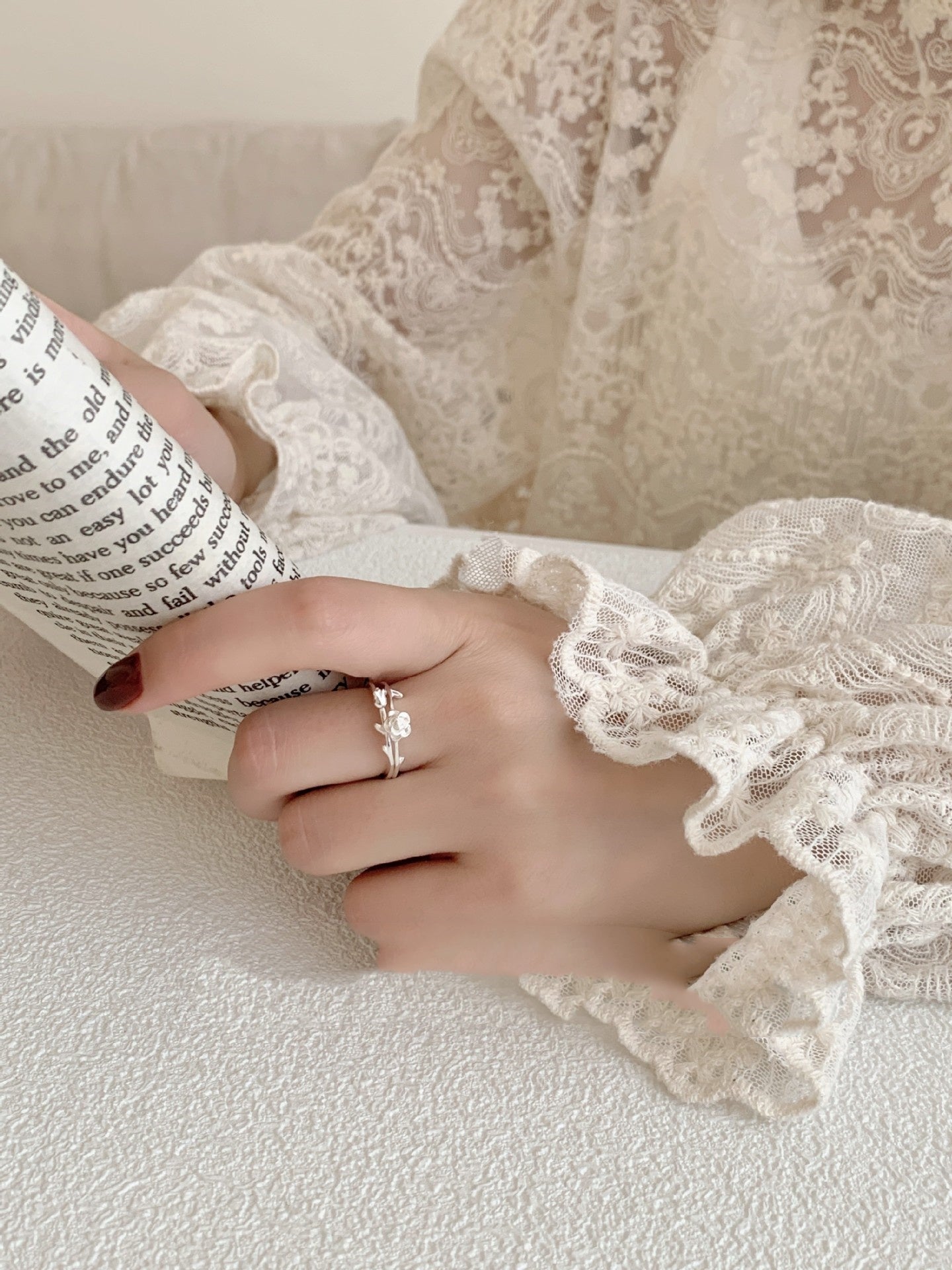 Korean Heavy Industries Sterling Silver Ring For Women
