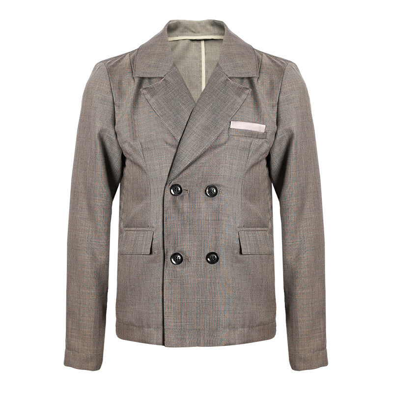Boy Spring Summer Formal Blazer Smart Suit Kids Junior Senior School Jacket3-12