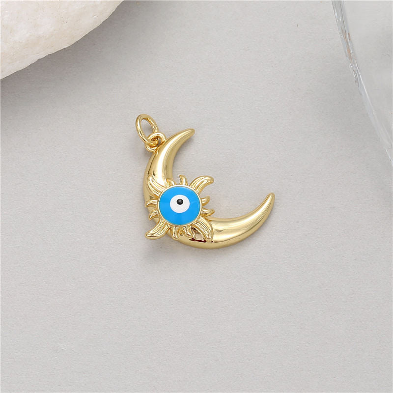 Sun Moon Bracelet Necklace Earrings Accessories