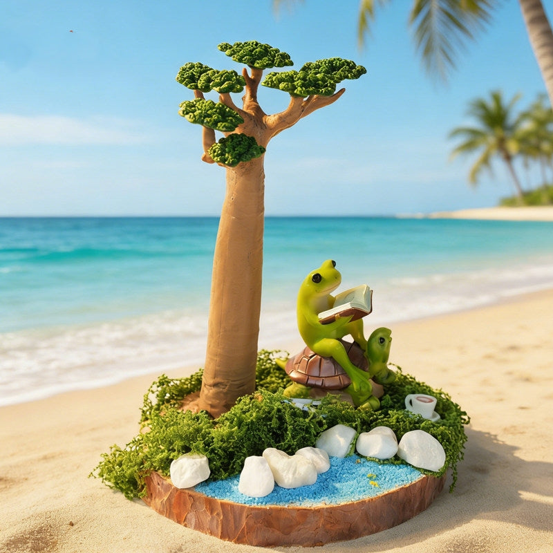 Desktop Courtyard Scene Creative Birthday Gift Healing Ornament