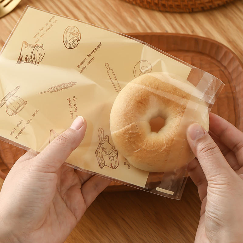 Transparent Snack Storage Bags With Self-sealing Closures 50-count Pack