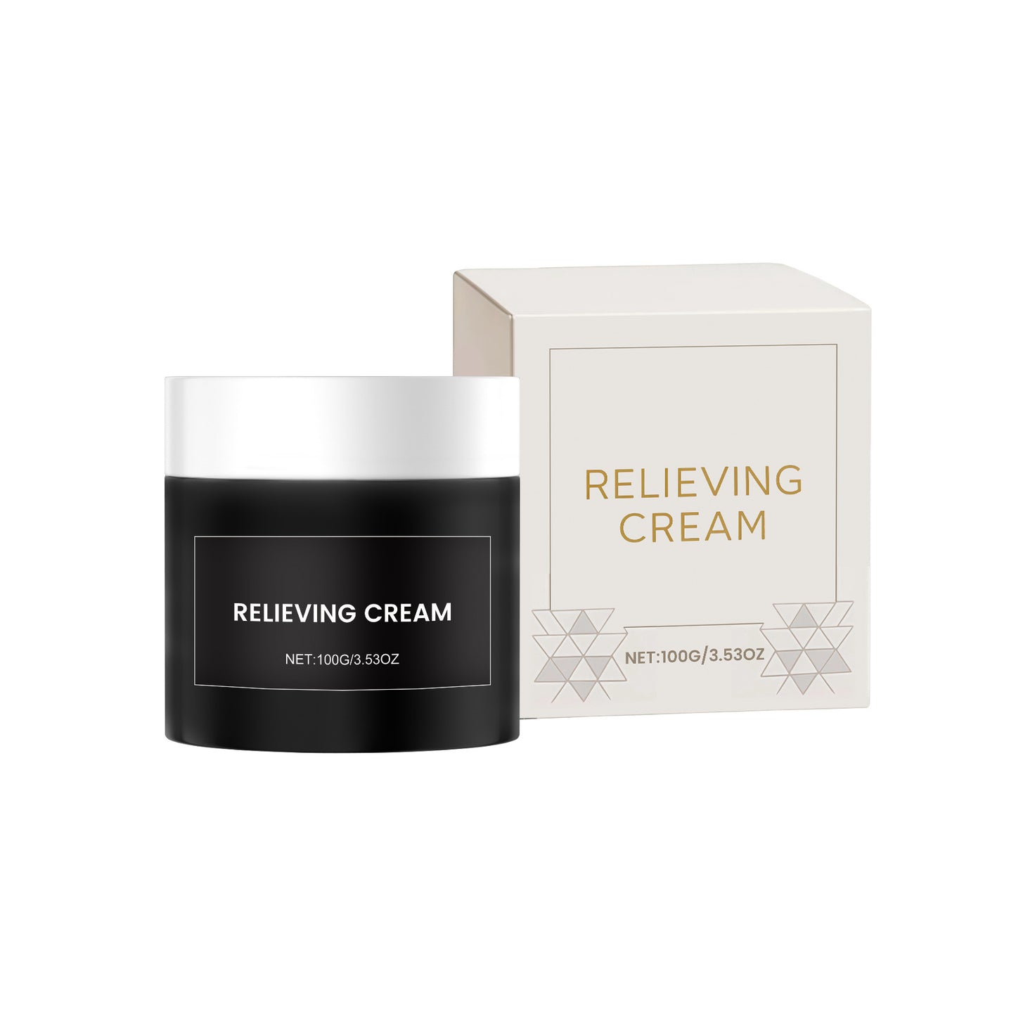 Gently Apply The Herbal Care Cream To The Body