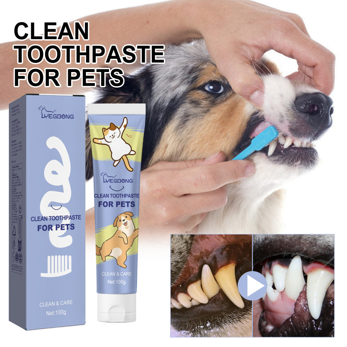 Pet Cleaning Toothpaste 1 0 0ml-box
