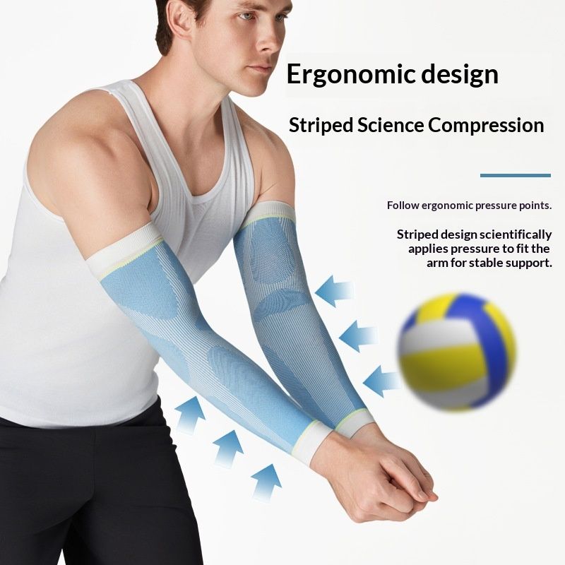 Outdoor Fitness Breathable Compression Elbow Sleeve High-Elastic Compression Arm Sleeve