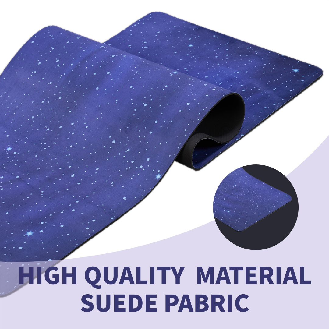 Yoga Mat, Exercise Yoga Mat Print With Non-Slip Design, Professional TPE Exericise Mat, 72 X 24 Multi-Purpose Workout Mat For Women, Pilates Fitness And Floor Exercises
