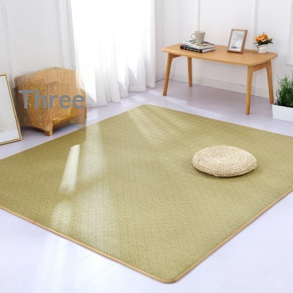 1 Cm Thickened Folding Rattan For Summer Japanese-style Tatami Cushion Cooling Floor Mat