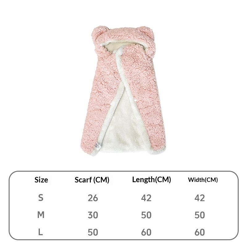 Pet Blanket, Dog Clothing, Winter Wear For Small And Medium-sized Dogs