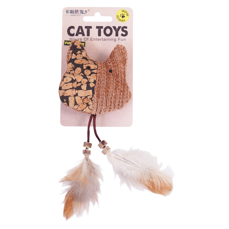 Cat Toys, Self-amusing Cat Wand With Catnip And Feathers For Boredom Relief, Bite-resistant Teething Pet Supplies