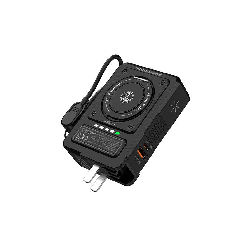 10,000 MAh Portable Power Bank With Built-in 225W Super-fast Charging And A Stand