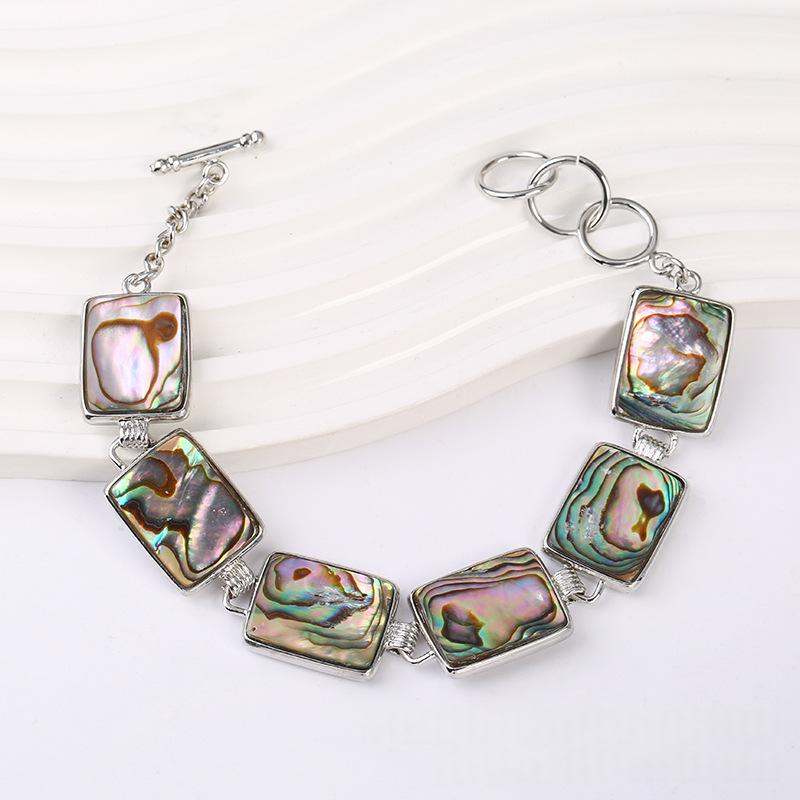 New Natural Abalone Shell Vintage Pendant