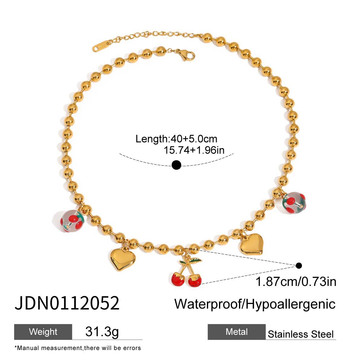 Stainless Steel Necklace With A Premium Long-lasting Fruit Design