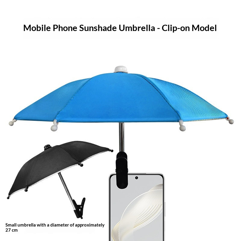 Phone Holder Umbrella Clip Outdoor Umbrella Phone Mount