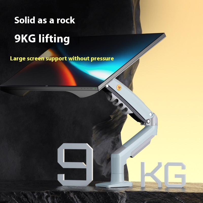 F80-XV Gray Computer Monitor Bracket Robotic Arm