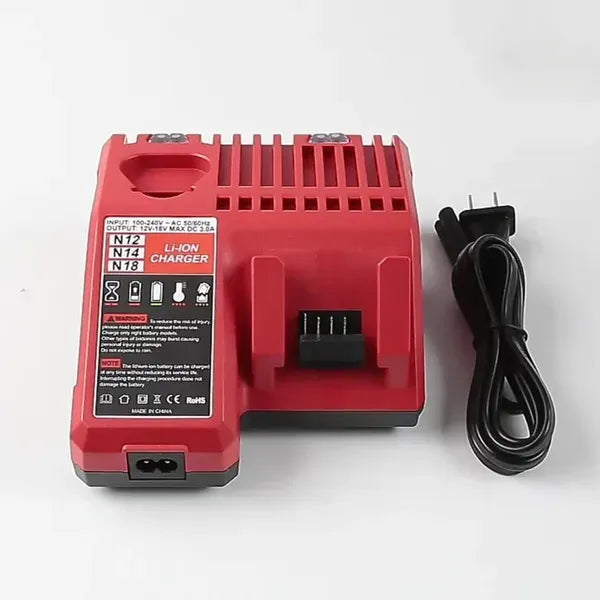 3A Fast Battery Charger For Milwaukee M12 M18 12V-18V Lithium-Ion Tools, Compatible With M12-18FC, Rapid Combo Charging Station