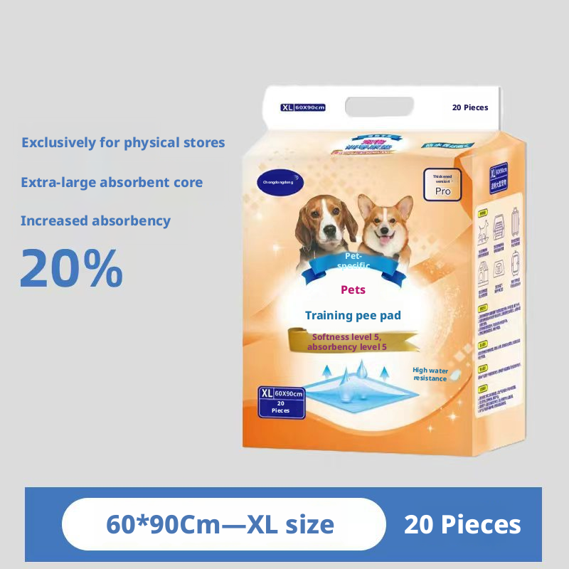 Pet training urine pad-60 *90cm-XL size-20 pieces-1 pack
