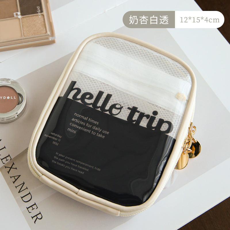 Portable Large Capacity Buggy Bag Business Trip Travel Skincare Wash Box