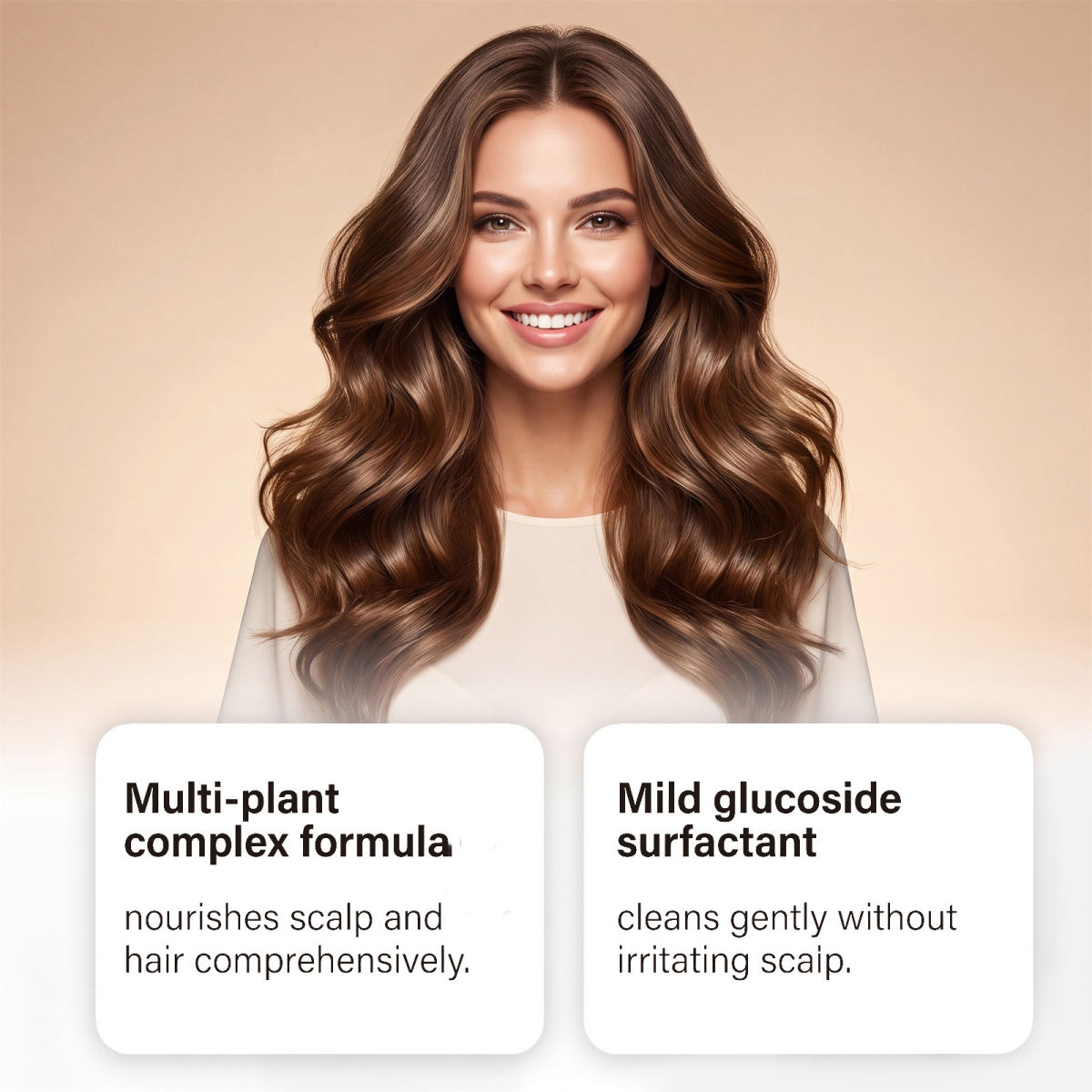 Hair-care Moisturizing Shampoo For Voluminous Well-nourished Hair
