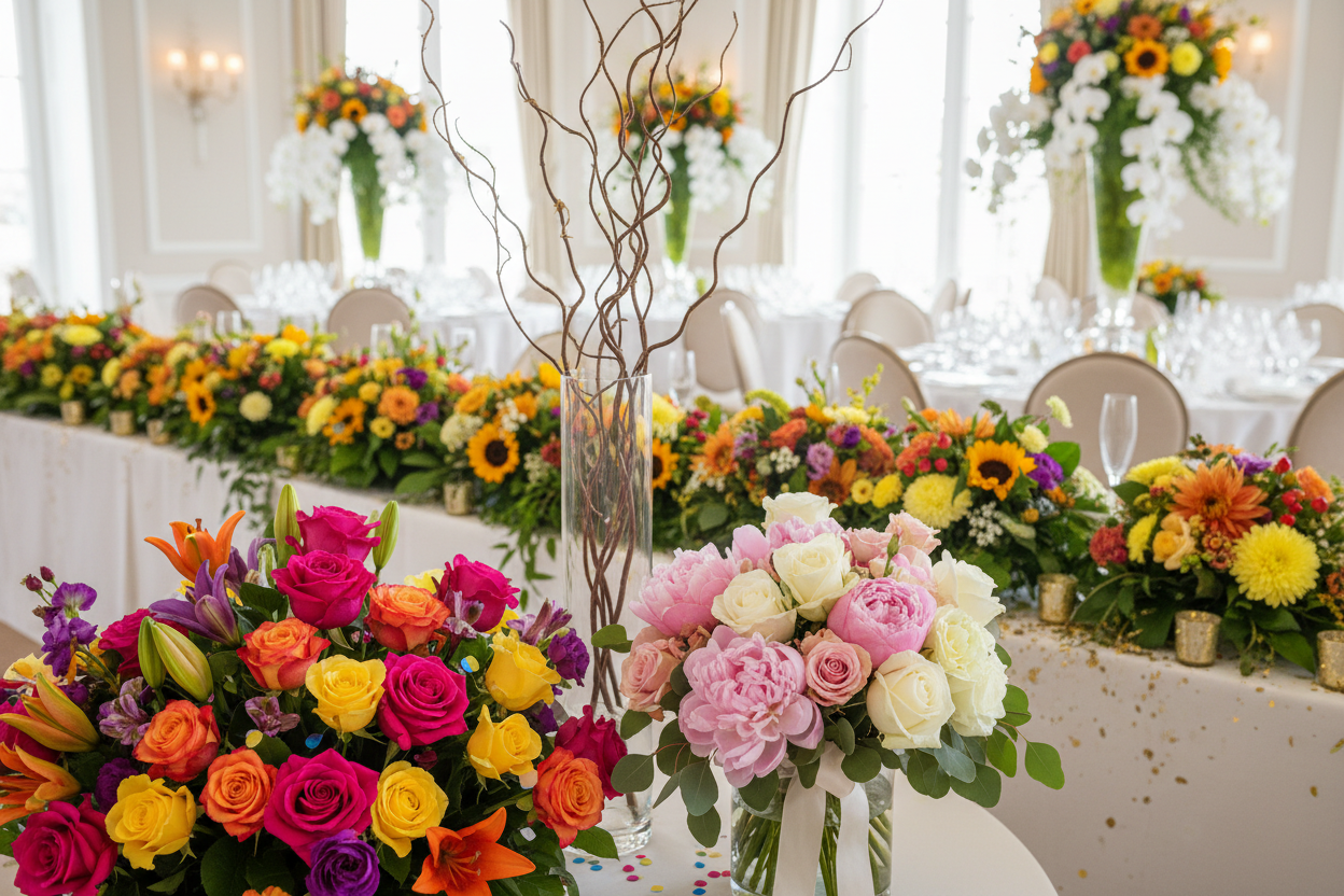 birthday flower arrangement