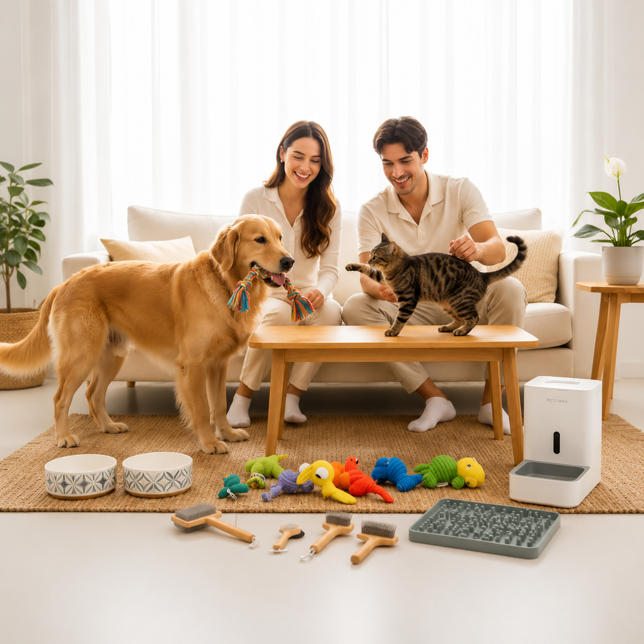 Premium Pet Supplies Collection featuring dog supplies, cat accessories, pet toys, grooming products, feeding accessories and pet essentials at Arvou.