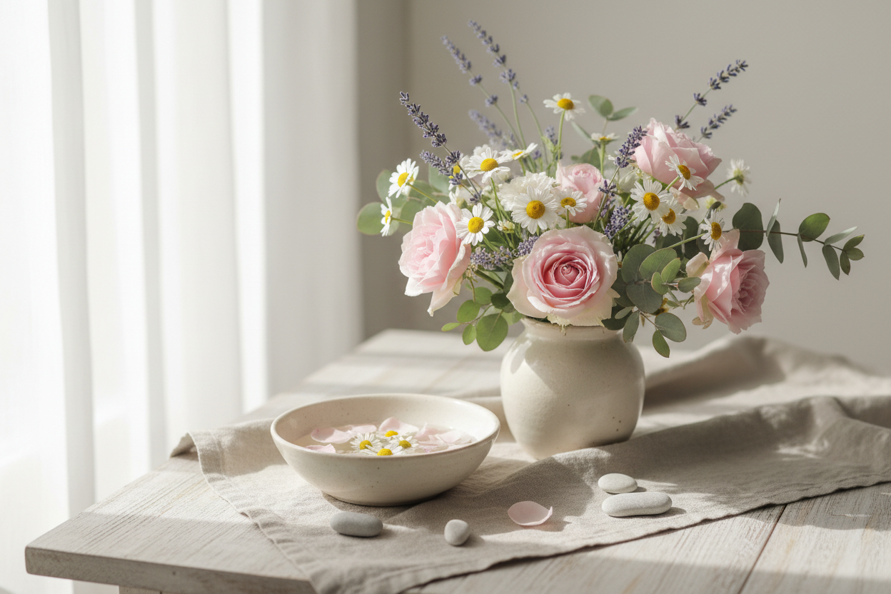 calming floral wellness items