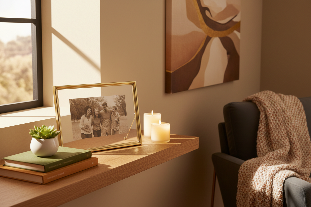 decorative photo frame for aesthetic home decor and memory display