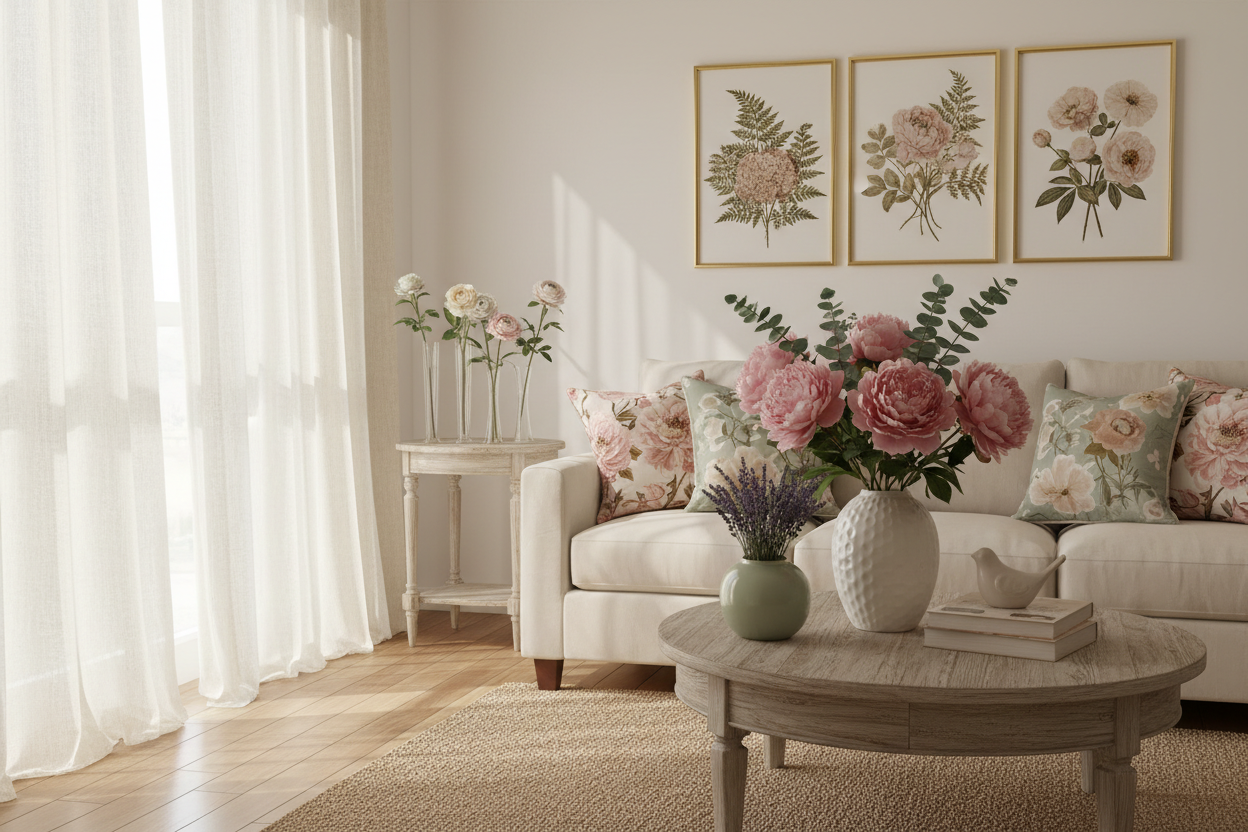 flower inspired interior design