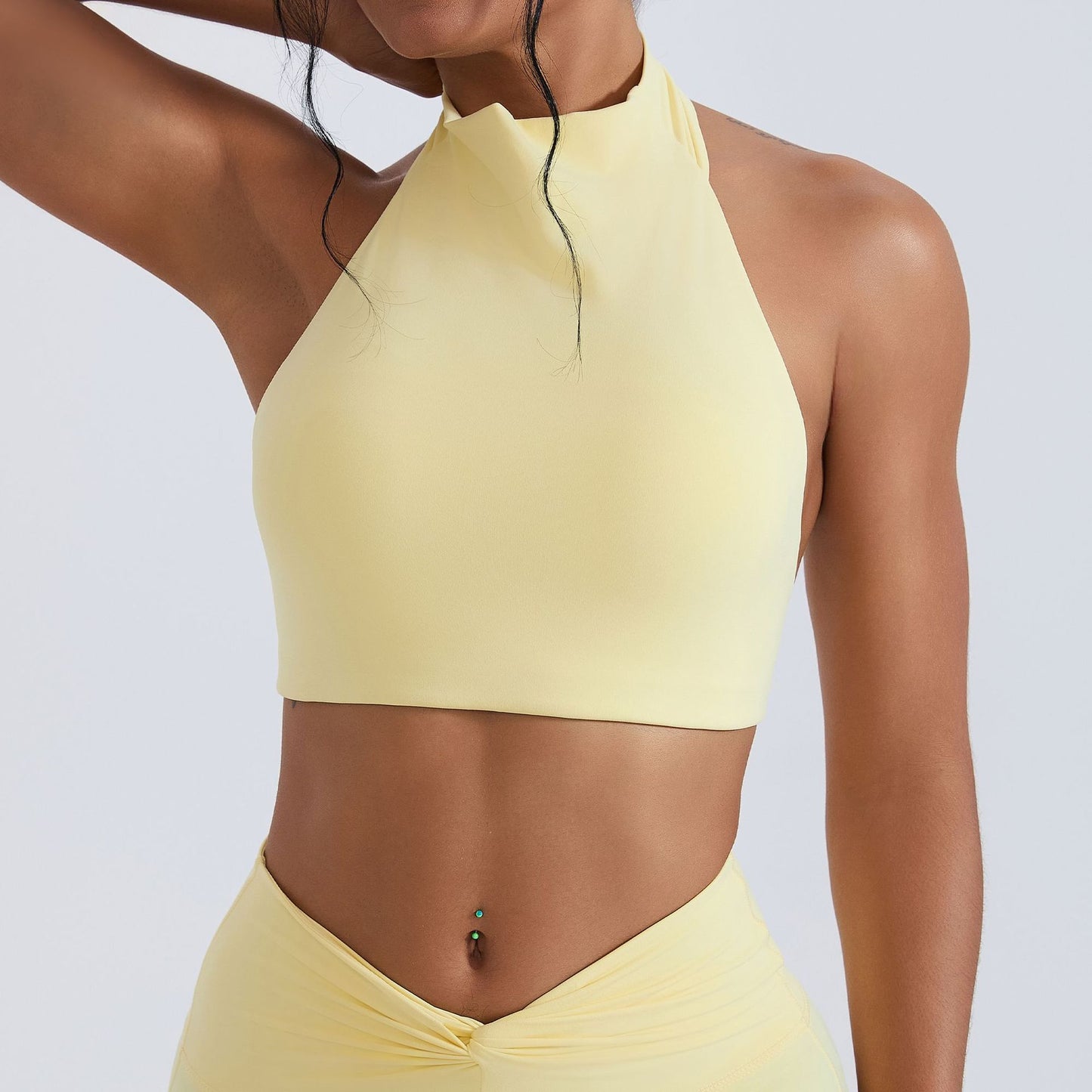 Womens Fitness Sports Bra, Form-fitting And Shock-absorbing Top