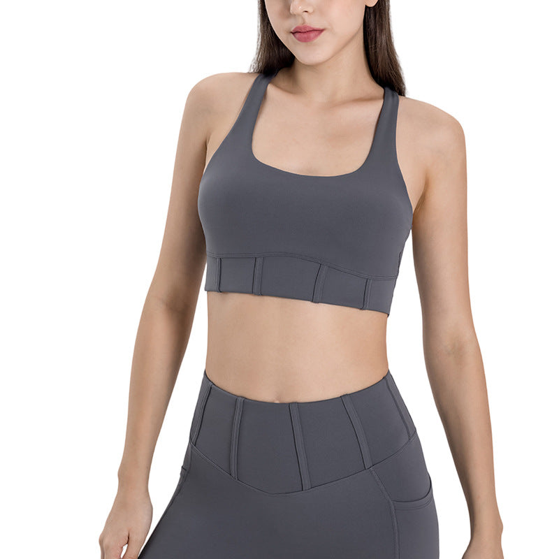High Strength Shockproof Push-up Beauty Back Exercise Bra Women