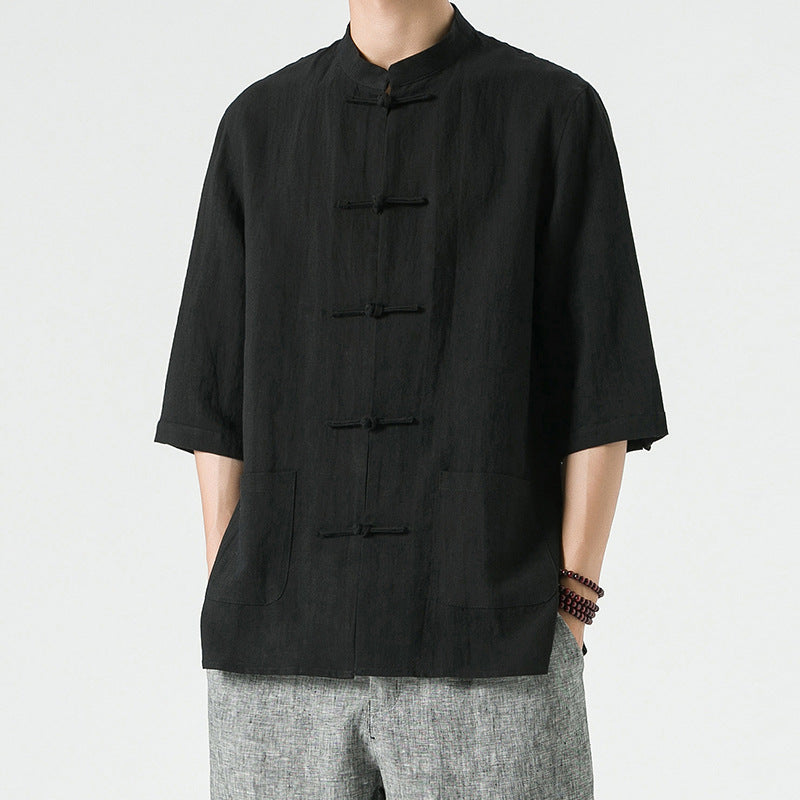 New Chinese Style Retro Tang Suit Chinese Style Shirt