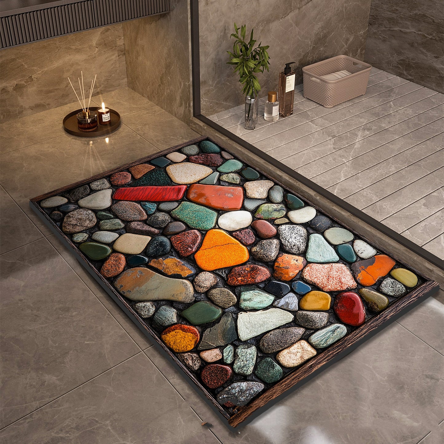Bathroom Diatomaceous Earth Quick-drying Bath Mat