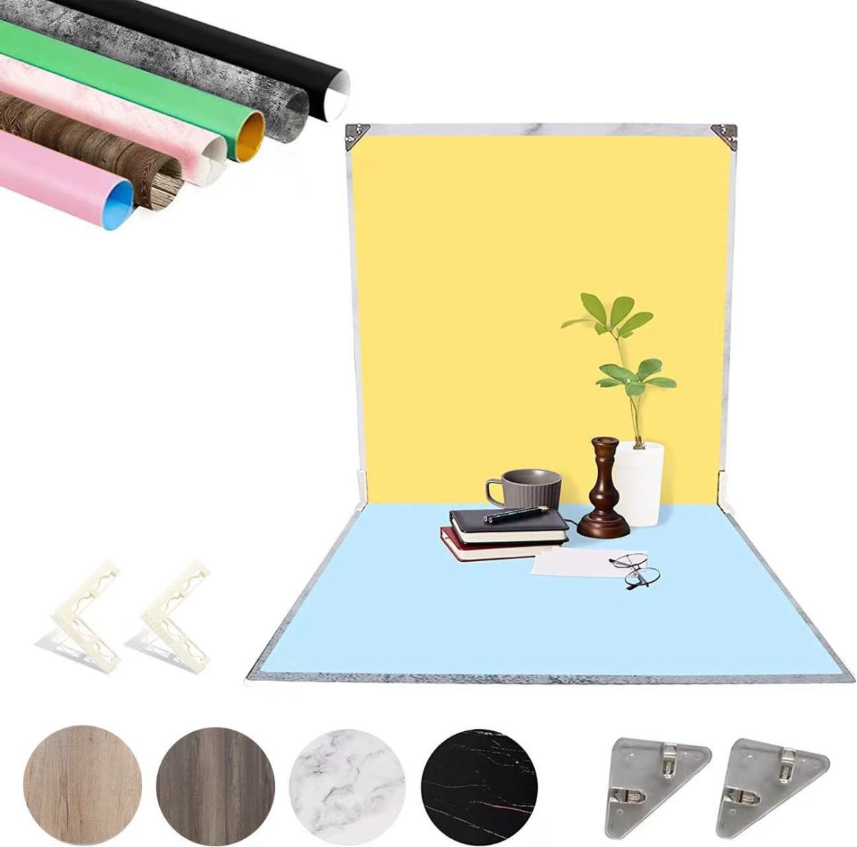 Plastic Triangle Side Corner Clip Background Plate Background Paper Accessories