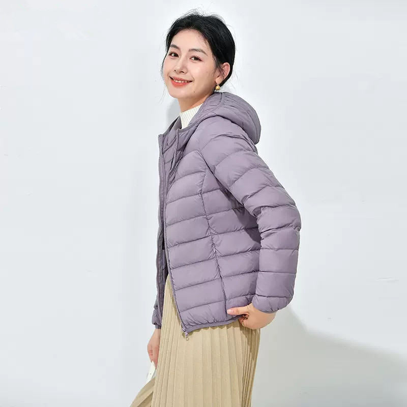Simple And Short Korean Style Fashion Women's Down Jacket