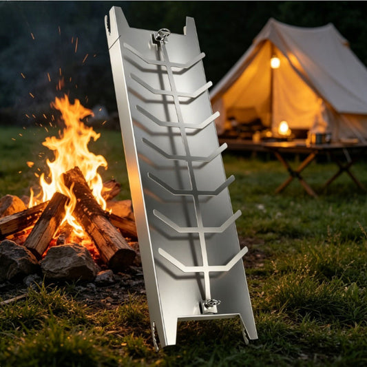 Stainless Steel Flammlachs Board - Decorative Party Accessories For Buffets And Food Presentation