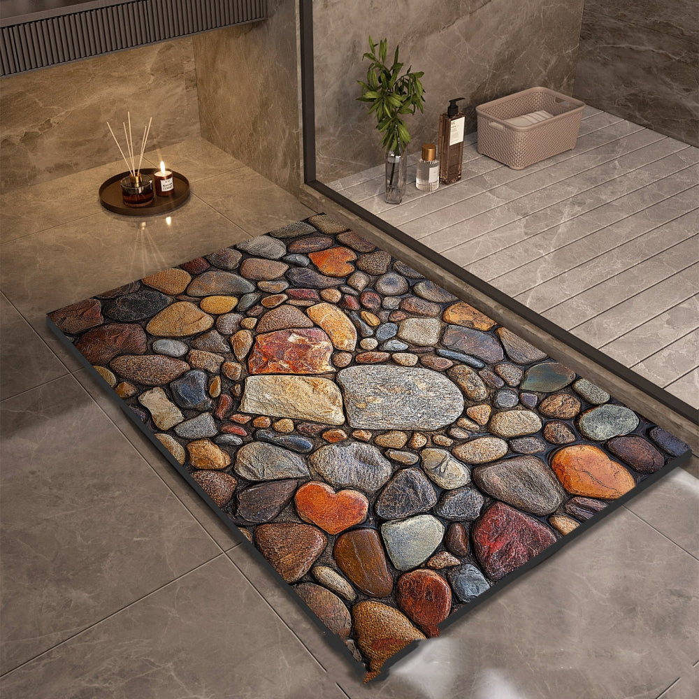 Bathroom Diatomaceous Earth Quick-drying Bath Mat