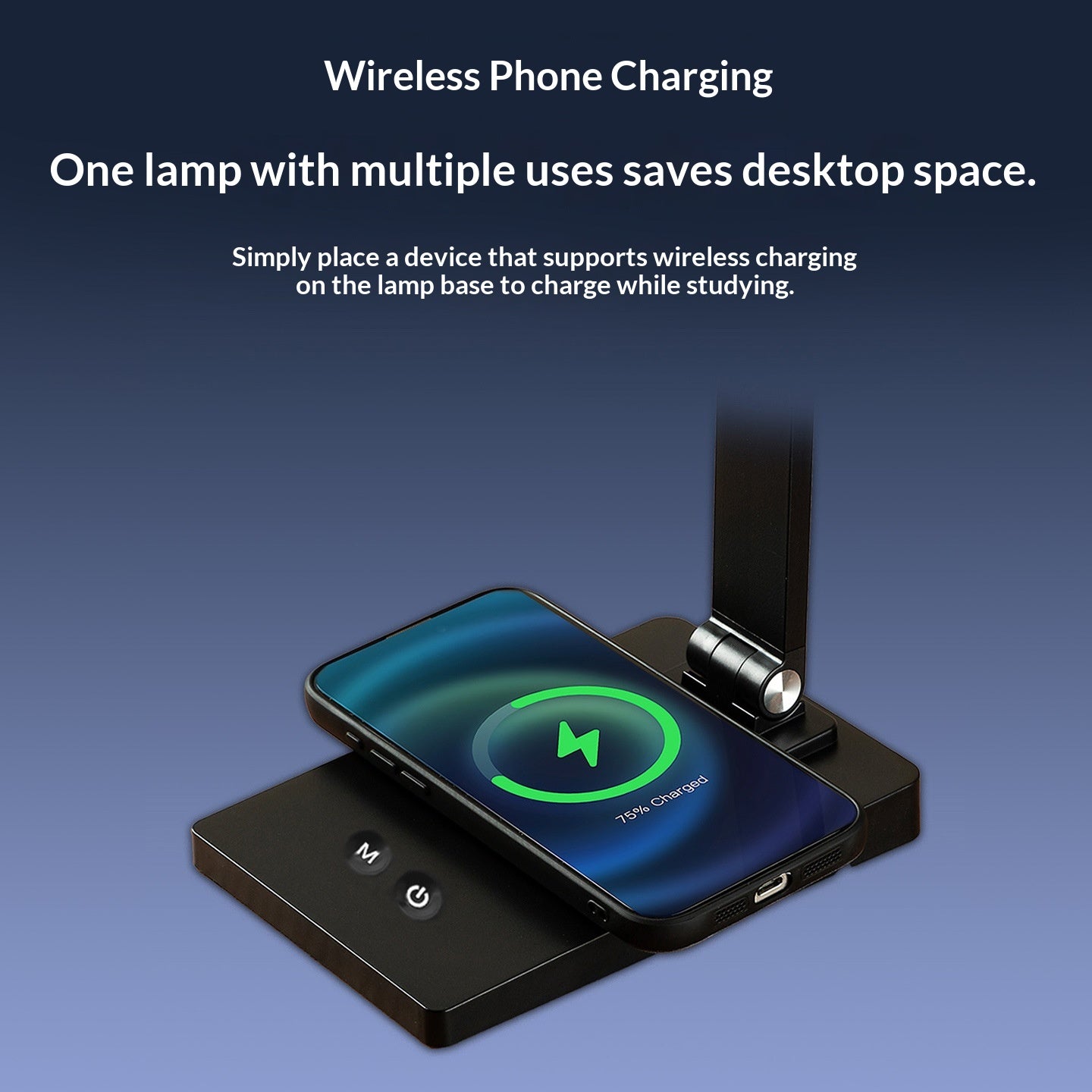 Aluminum Alloy Plug-in And USB Rechargeable Ultra-Long Battery Life Desk Lamp