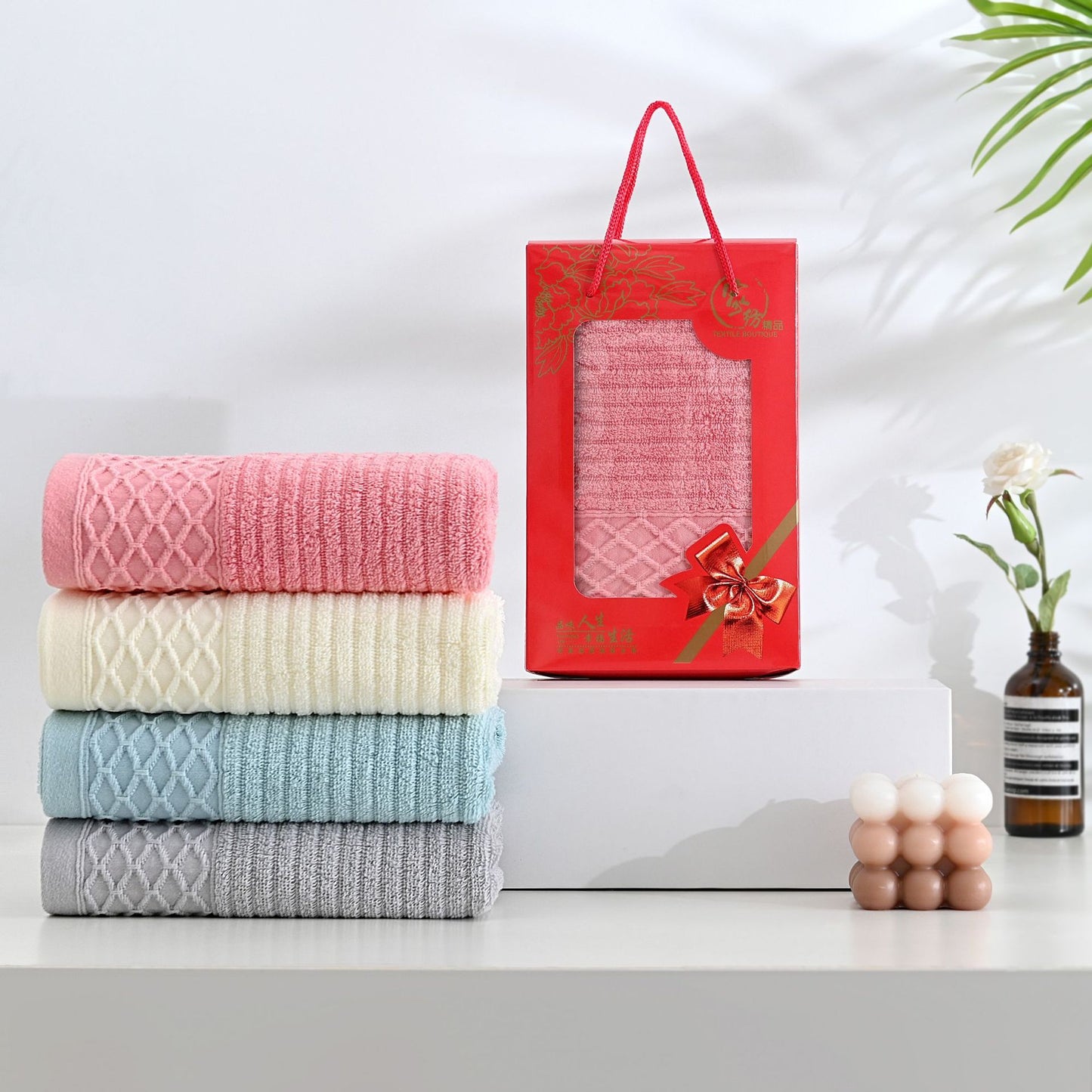 Wholesale Cotton Bath Towel Gift Sets For Wedding Favors And Corporate Gifts