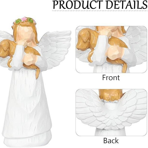 White-winged Angel Resin Craft Home Desk Ornament