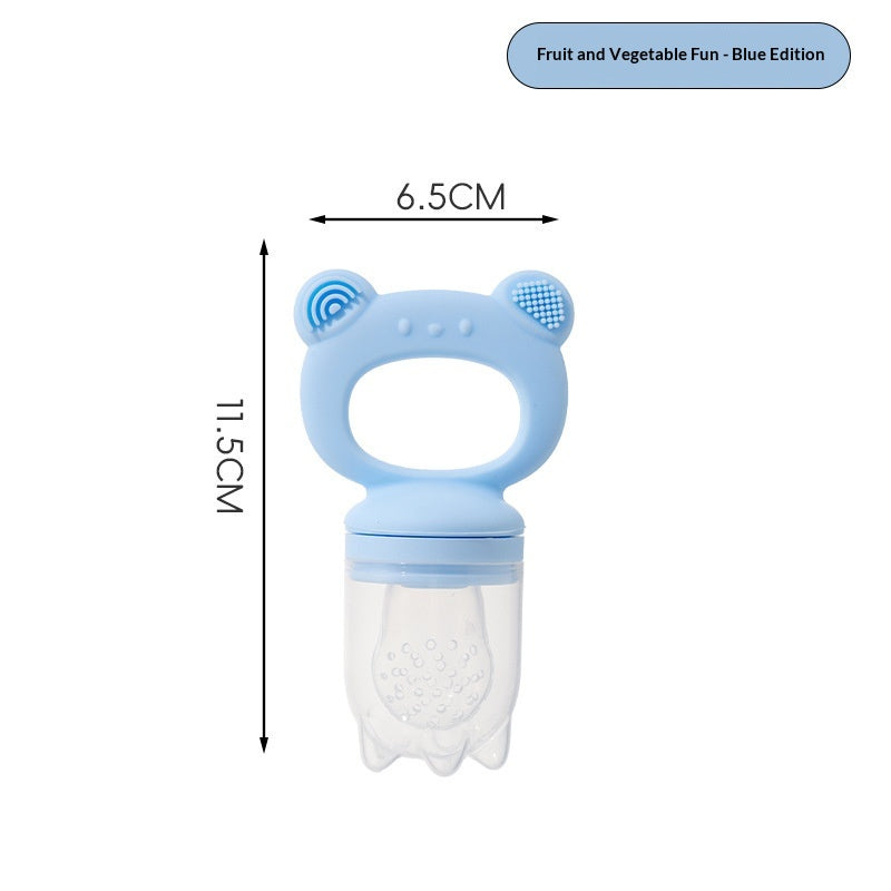 Baby Bear Food-Grade Silicone Fruit And Vegetable Scrubber