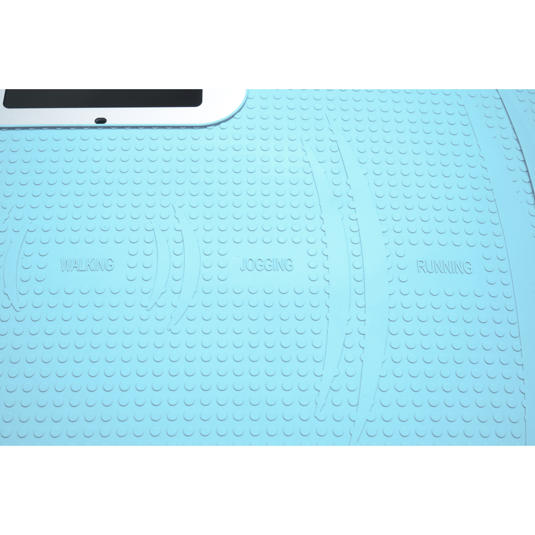 Full Body Vibration Platform Crazy Fitness Massage 10-Frequency Weight Loss & Fat Burner Shaking Machine For Unisex Blue