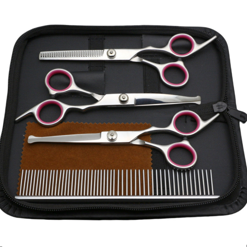 Haircutting Scissors, Comb, And Beauty Shears Set Hairdressing Tool