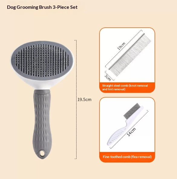 Pet Bath Brush Bath Gloves Nail Clippers