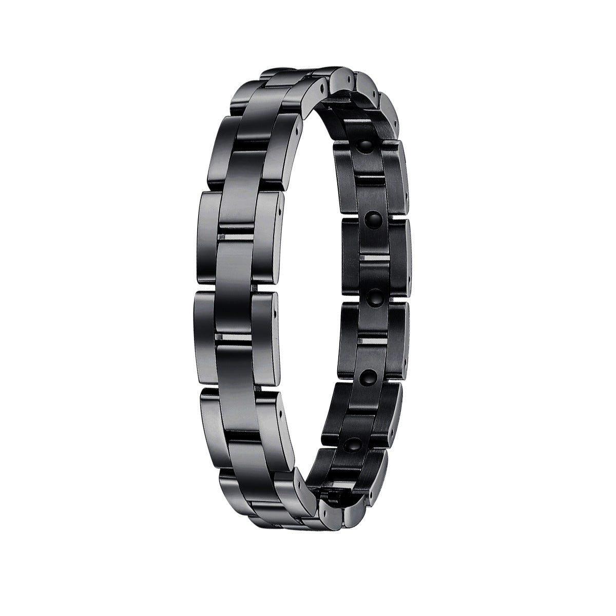 Men's Minimalist Fashion Stainless Steel Magnet Bracelet
