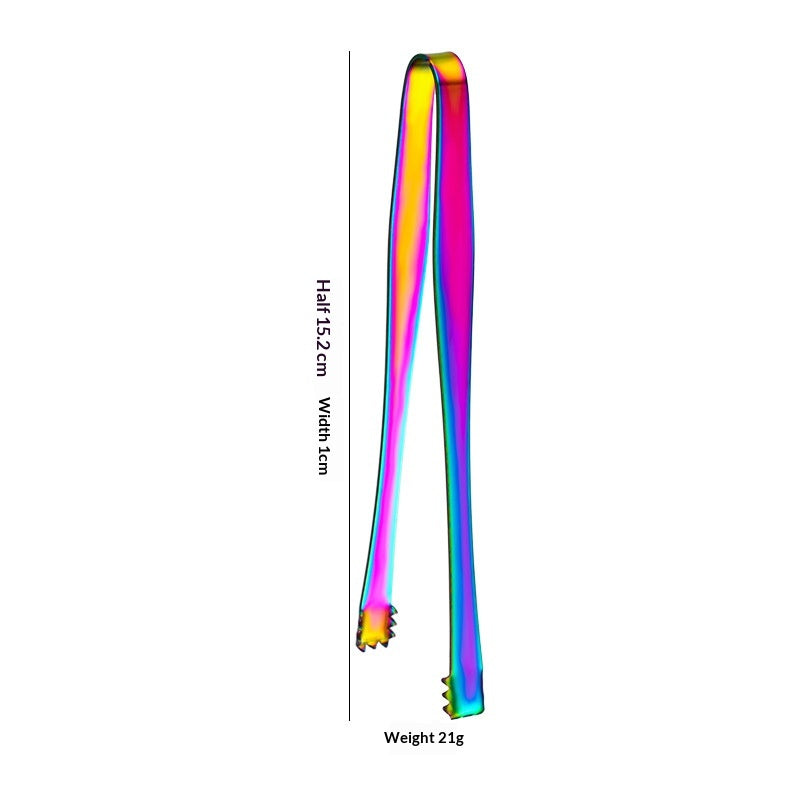 Stainless Steel Non-Slip Ice Tongs Food Tongs