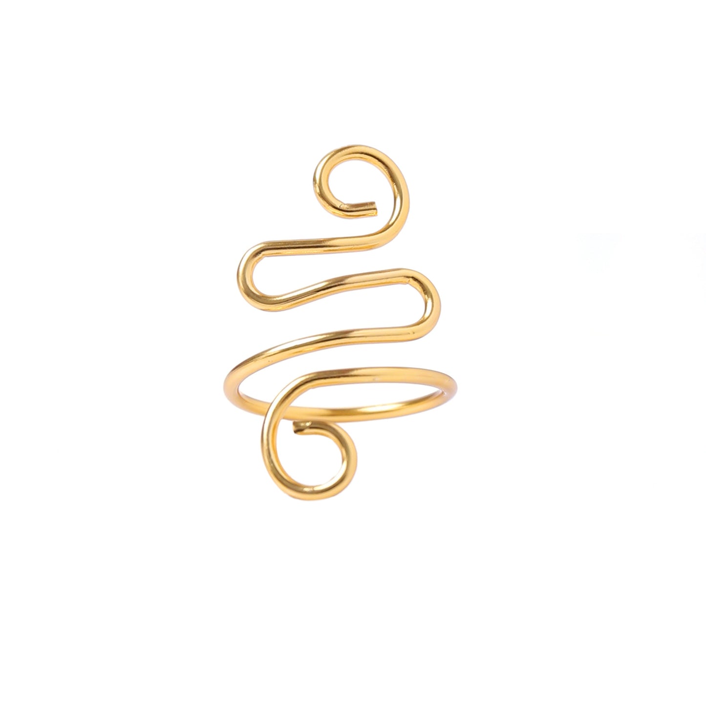 Finger Hook Best-Selling Unisex Finger Ring Twisted Snake-Shaped Knitting Tool Handmade Crochet Hook