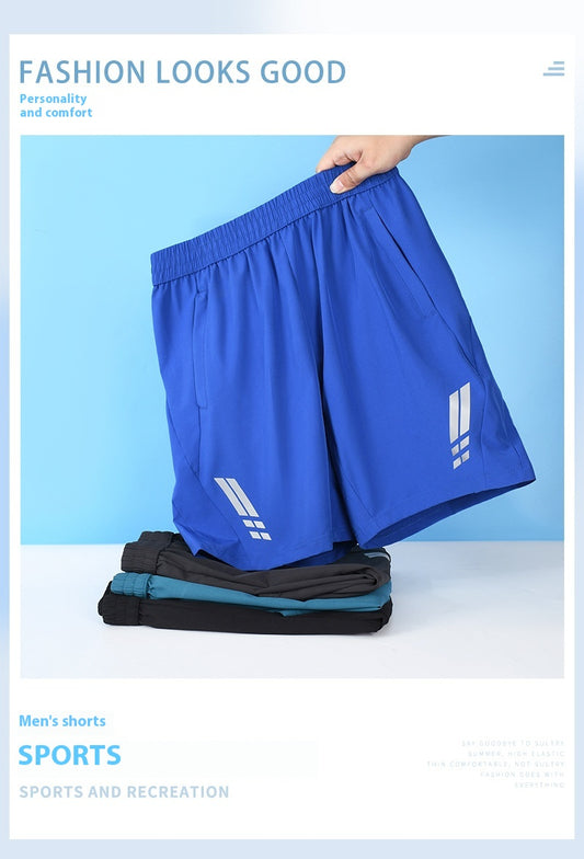 Men's Outdoor Running Quick-drying Breathable Fitness Casual Cropped Pants