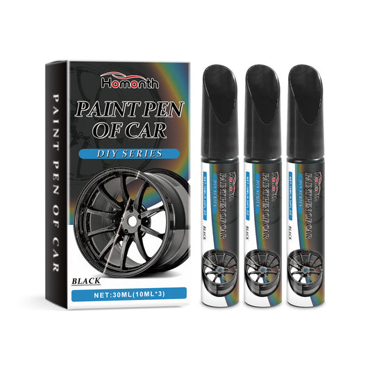 Homonth Black Car Wheel Scratch Care Pen - Car Paint Scratches Removal, Stain Repair, And Paint Touch-up Pen Cross-border