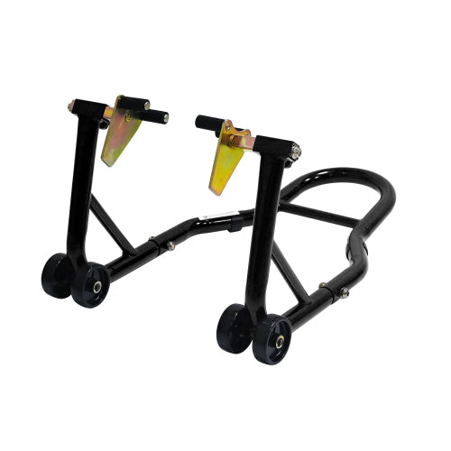 Motorcycle Stand Lift 440lbs Front Rear Combo Stand Lift Stand Front Wheel Fork Stand Rear U K Fork Swingarm Spool Stand Compatible With Most   Motorcycles