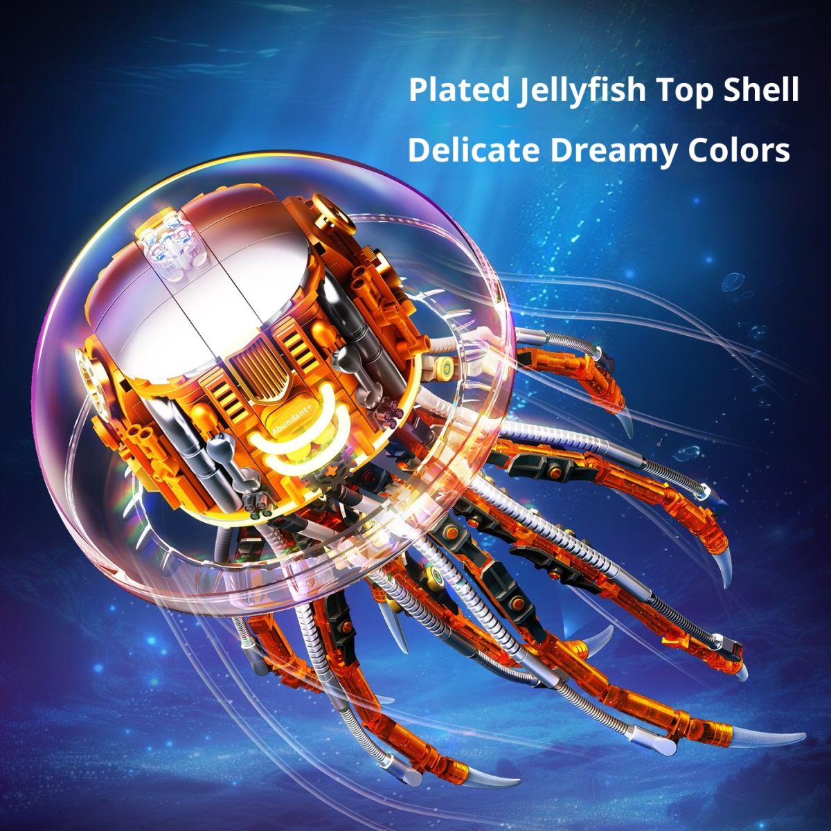 Mechanical Jellyfish With Light Boys' Educational Assembly Toys